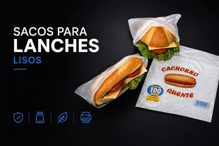 Sacos para lanches: qualidade que valoriza seu produto